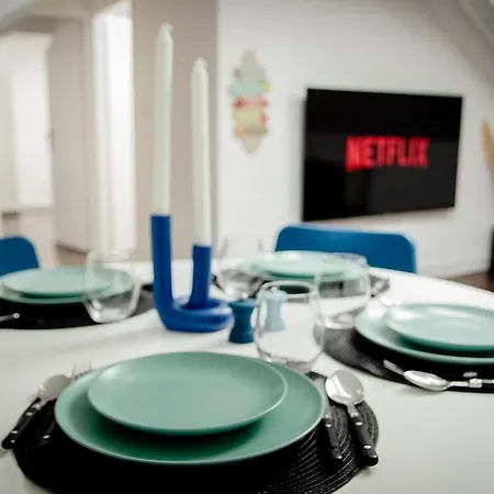 Daire Le Mansarde Chaleureux T3 - 2 Netflix Wifi *